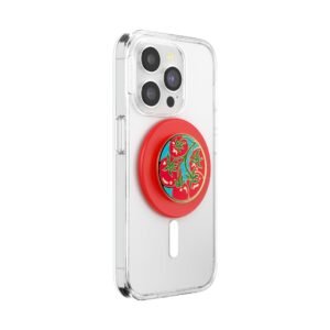 Ethnic Pattern Designer Pop Socket – Red